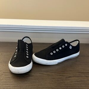 Hurley Black Slip-On Sneakers